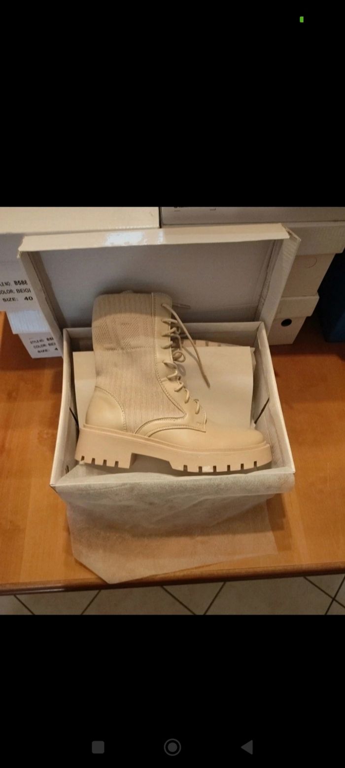 Bottines beige - photo numéro 3