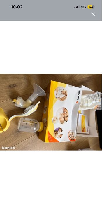 Tire lait medela manuel