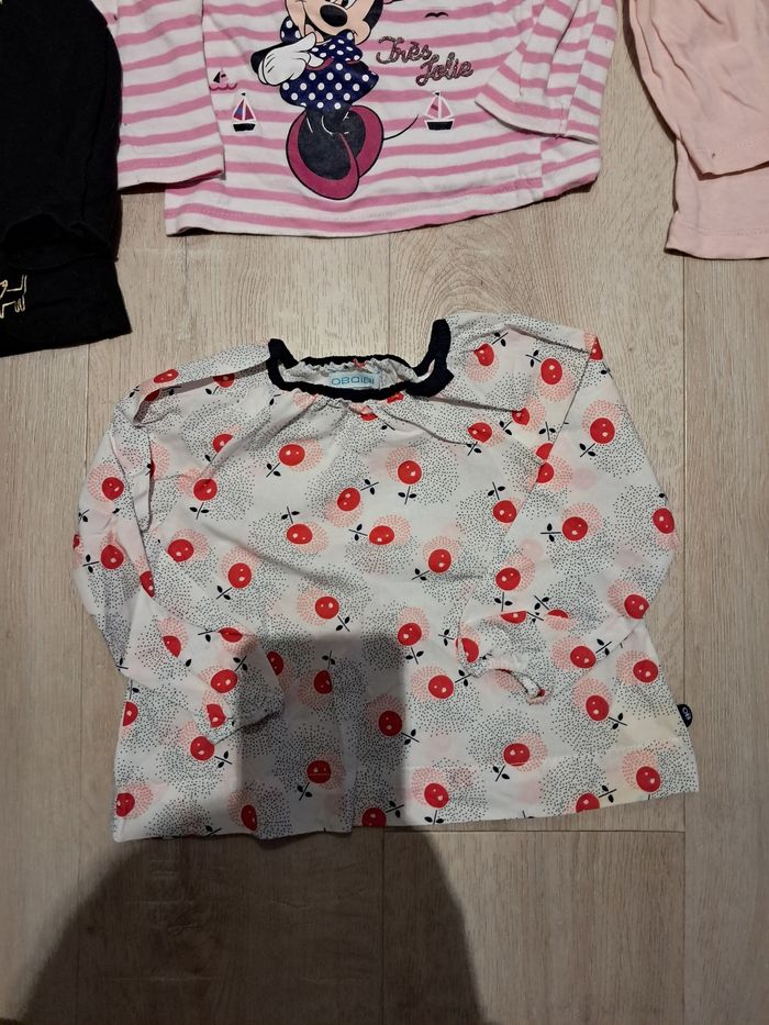 Lot de 10 t shirts à manches longues 12 mois neufs et tbe - photo numéro 2