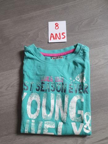 Maillot t-shirt 8ans garçon