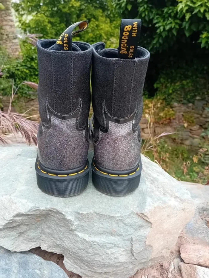 Dr. Martens Pascal Flame glitter avec boîte 38 - photo numéro 9