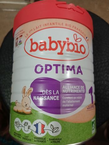 Lait infantil Babybio optima 1 