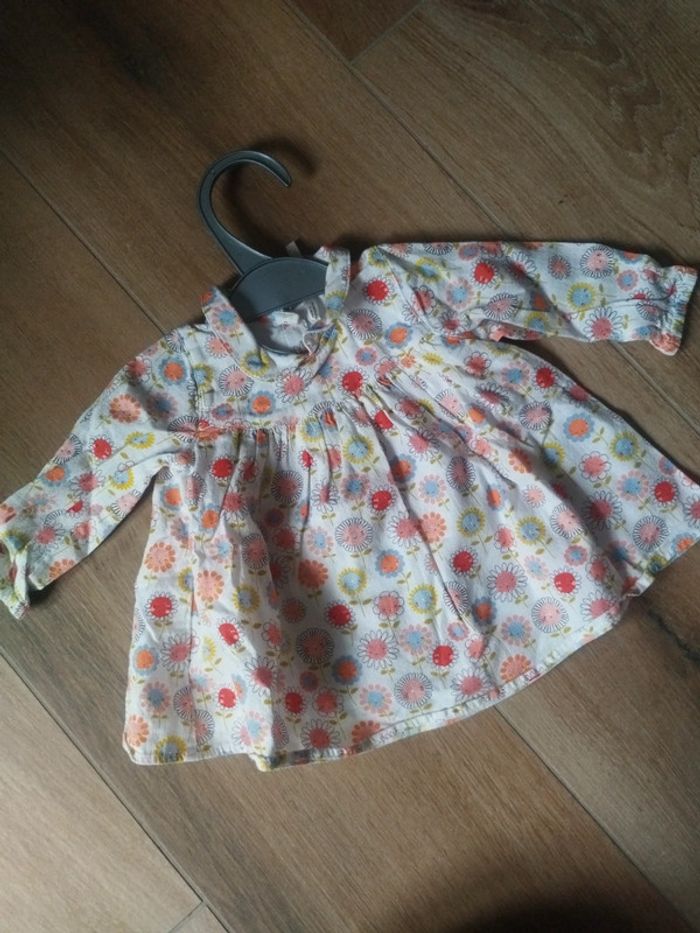 Lot de 2 blouses bébé fille taille 1 mois Orchestra - photo numéro 2