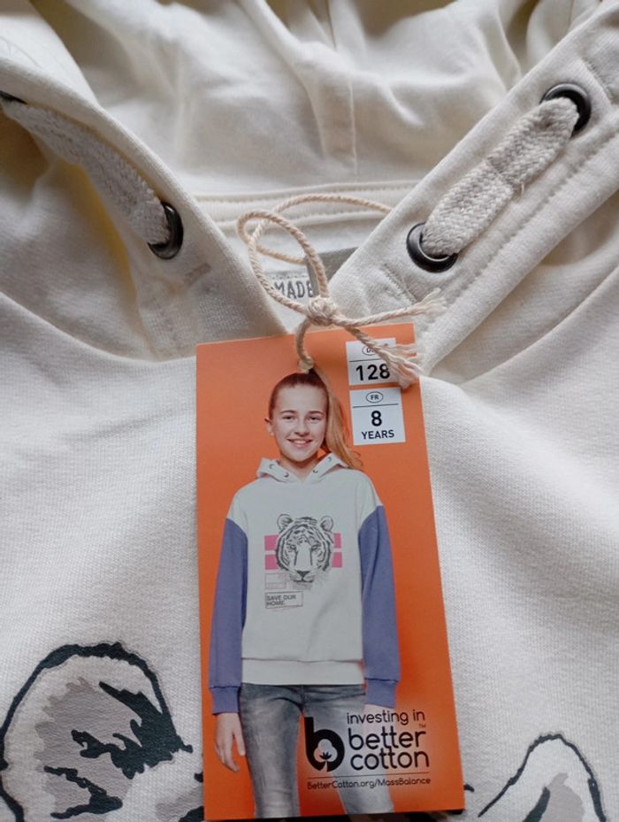 Sweat à capuche fille 8 ans - photo numéro 5