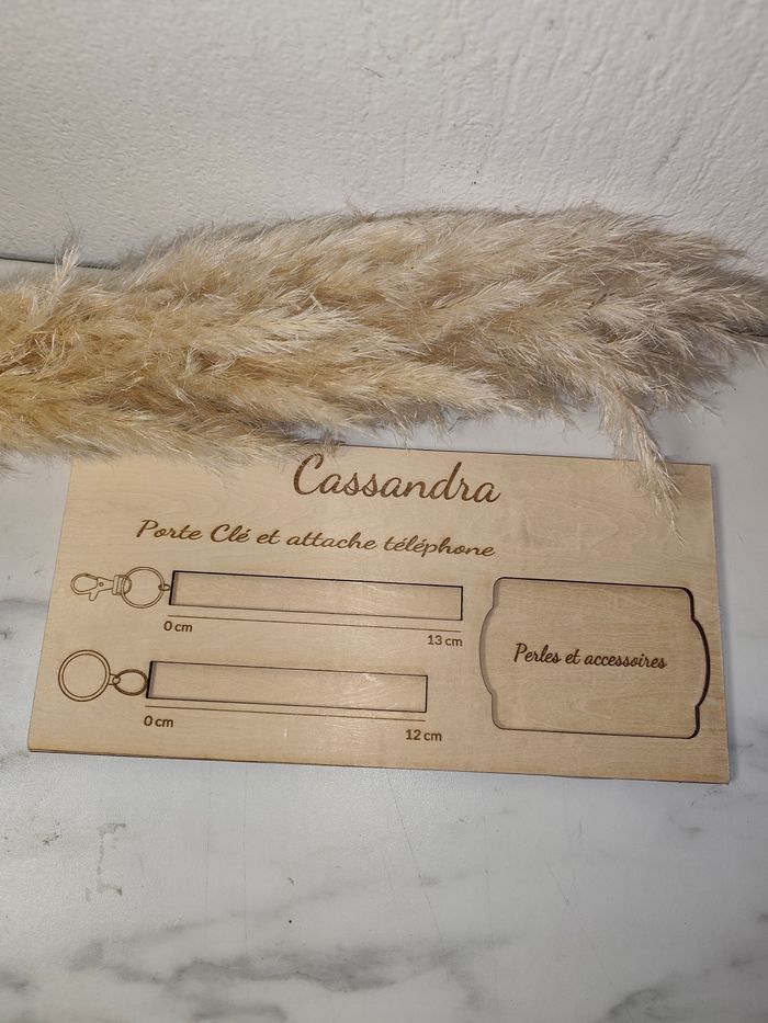 Gabarit pour porte clé avec personnalisation - photo numéro 2
