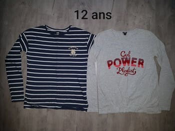 T shirts 12 ans lot