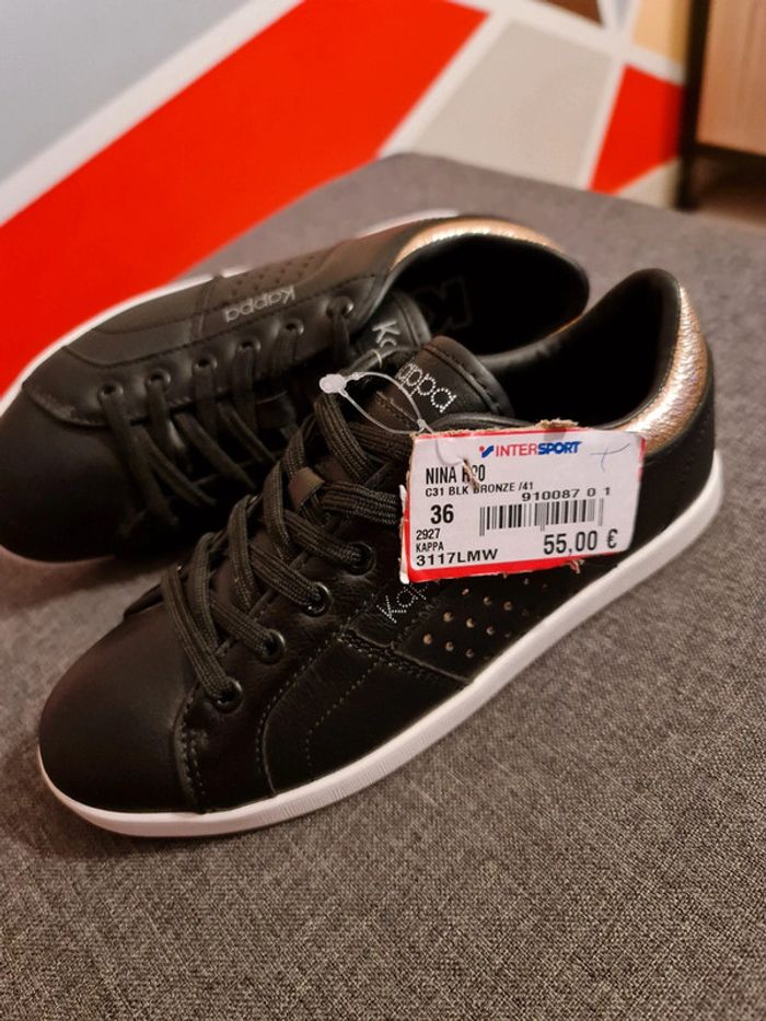 Basket en cuir kappa 36 neuve - photo numéro 4