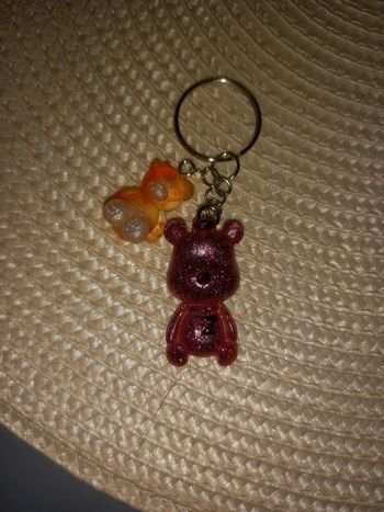 Porte clé oursons résine epoxy