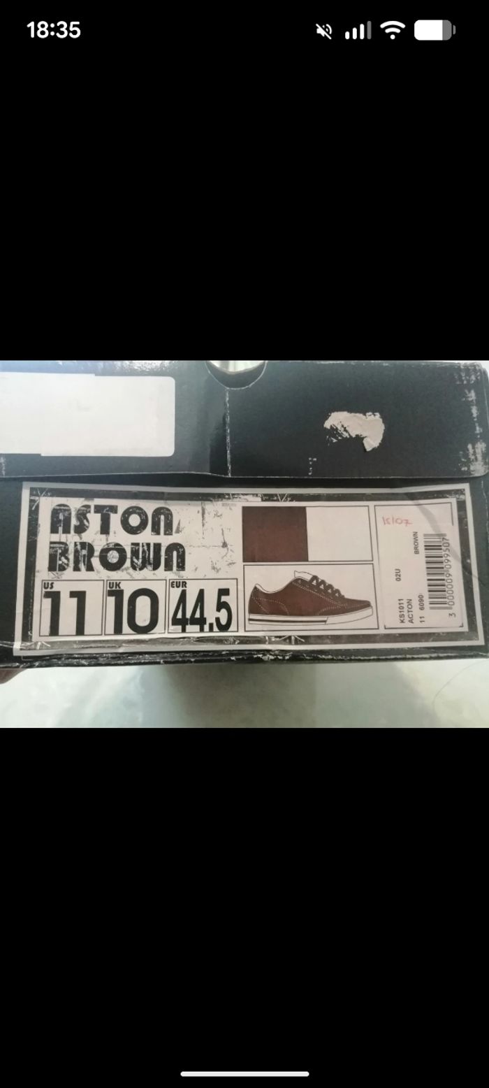 Chaussures vintages Astom Marrons.Taille 44,5 - photo numéro 8