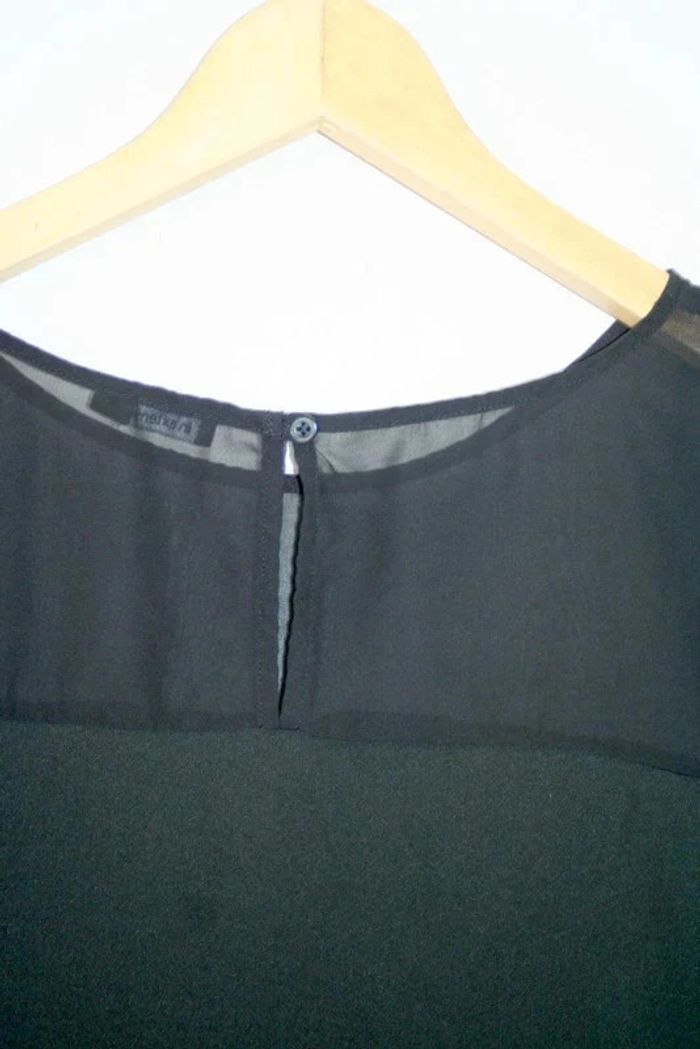 Haut noir léger voile sur le haut In Extenso taille 46 - photo numéro 4