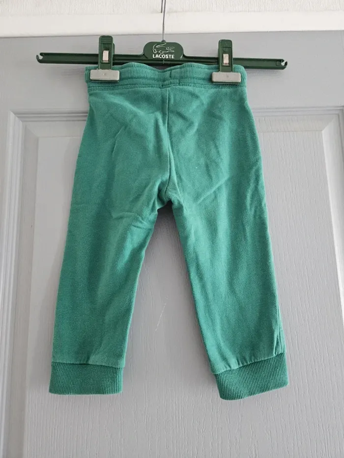 Pantalon de jogging bébé garçon - Taille 18 mois (77-82cm) - Kiabi - Vert - photo numéro 4