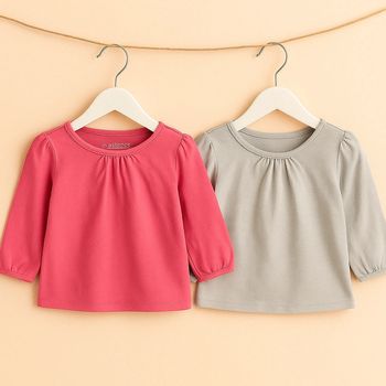 Lot de 2 t-shirt manches longues 3 mois
