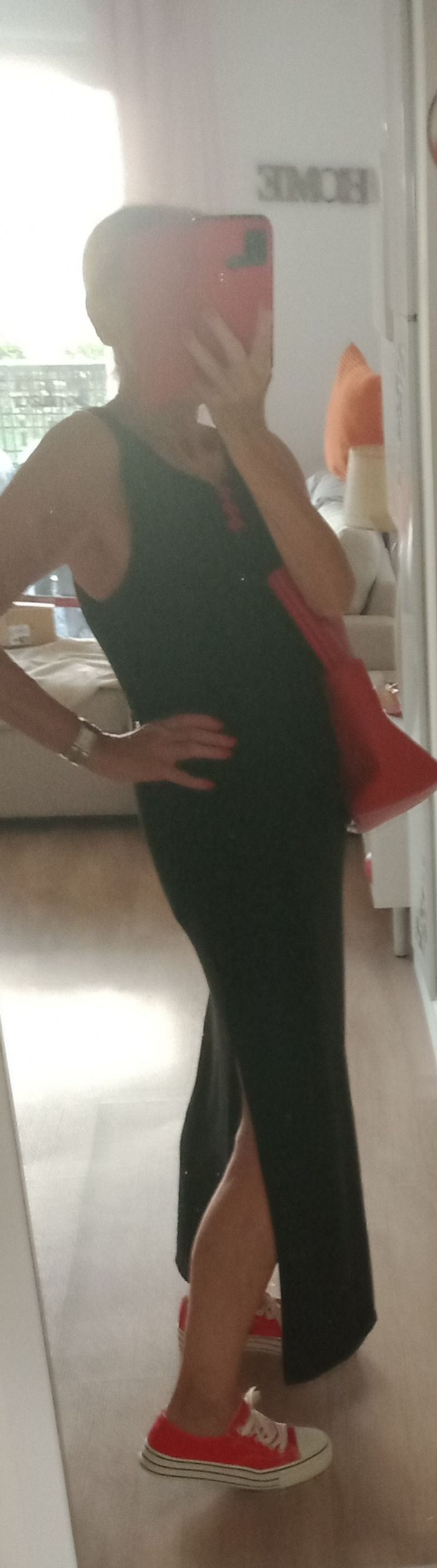 Robe longue neuve noire Pull & Bear - photo numéro 6