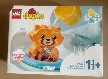 LEGO 10964 Duplo Jouet de Bain : Le Panda Rouge Flottant
