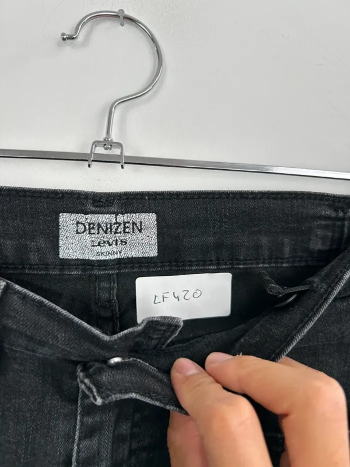 Jean Levi's Denizen Fille Noir | Skinny | Taille 16 Ans | Très Bon État LF420 - photo numéro 4