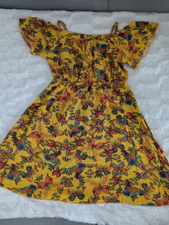 Robe motif papillons