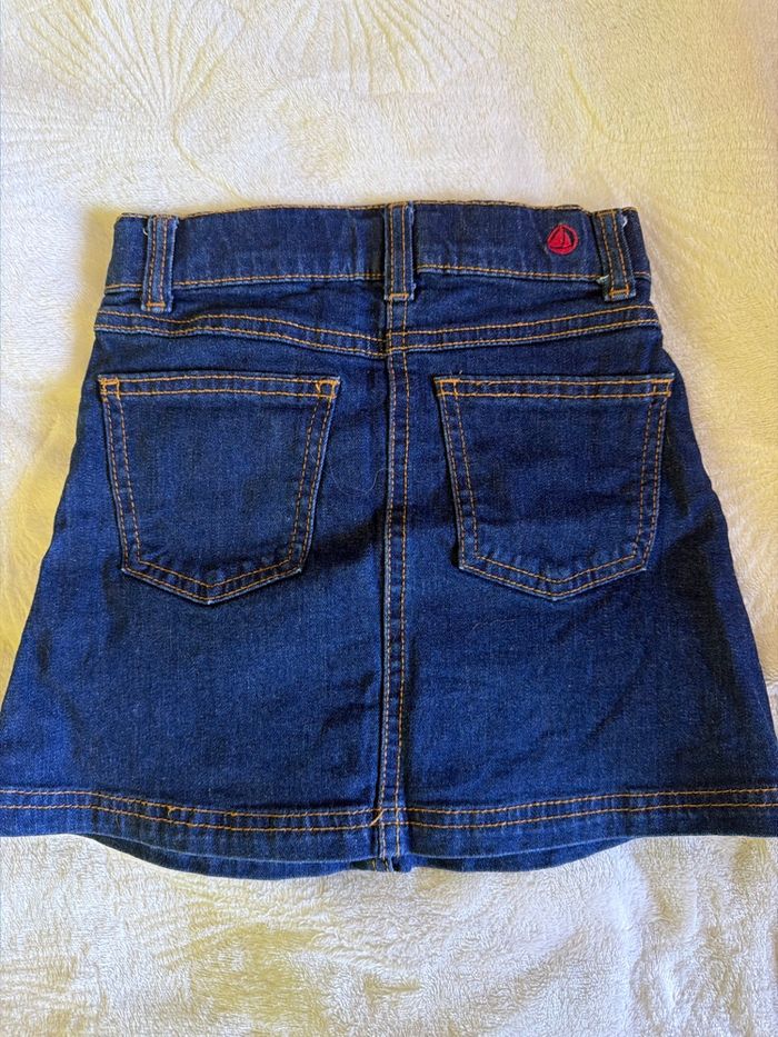 jupe en jeans petit bateau - photo numéro 2