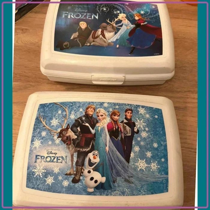Boîte à goûter, reine des neiges lot de 2
