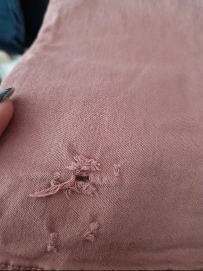 📦 Lot de 2 pantalons – rose et bleu marine - photo numéro 3