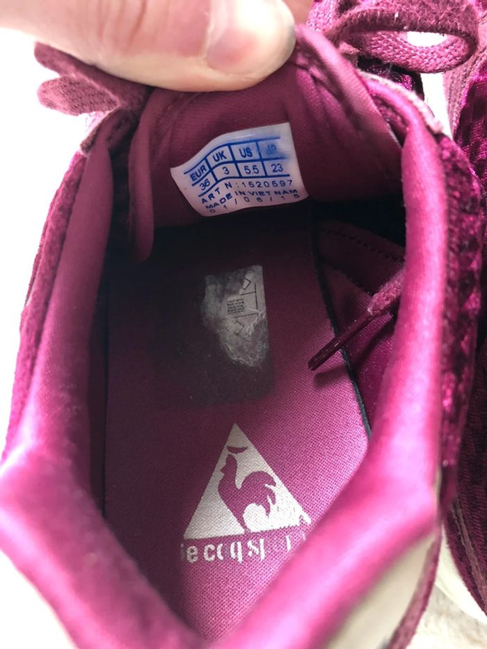 Baskets roses Le coq sportif 36 - photo numéro 6