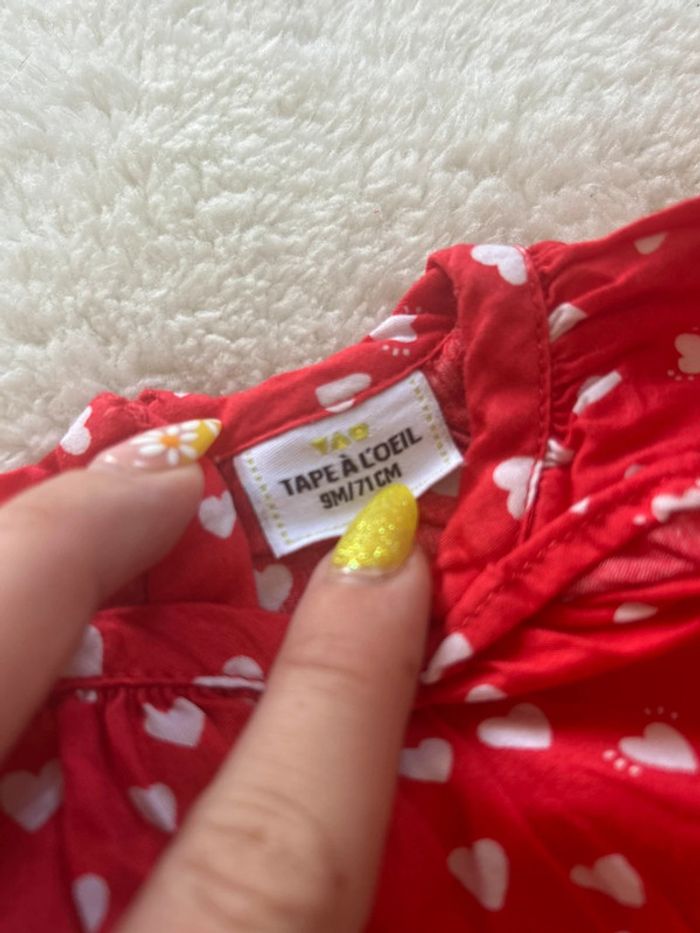 Blouse ~ tape à l’œil ~ 9 mois - photo numéro 2