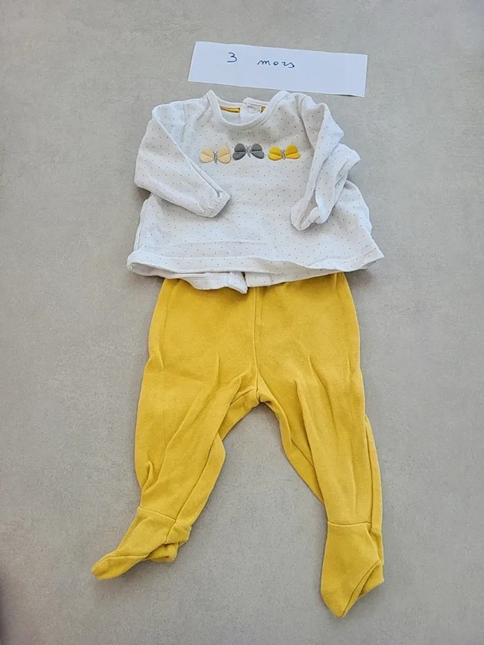 Pyjama obaibi 2 pièces 3 mois