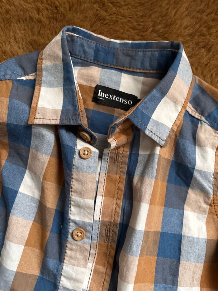 Ensemble chemise + tee shirt dinosaures IN Extenso t.12m - photo numéro 5