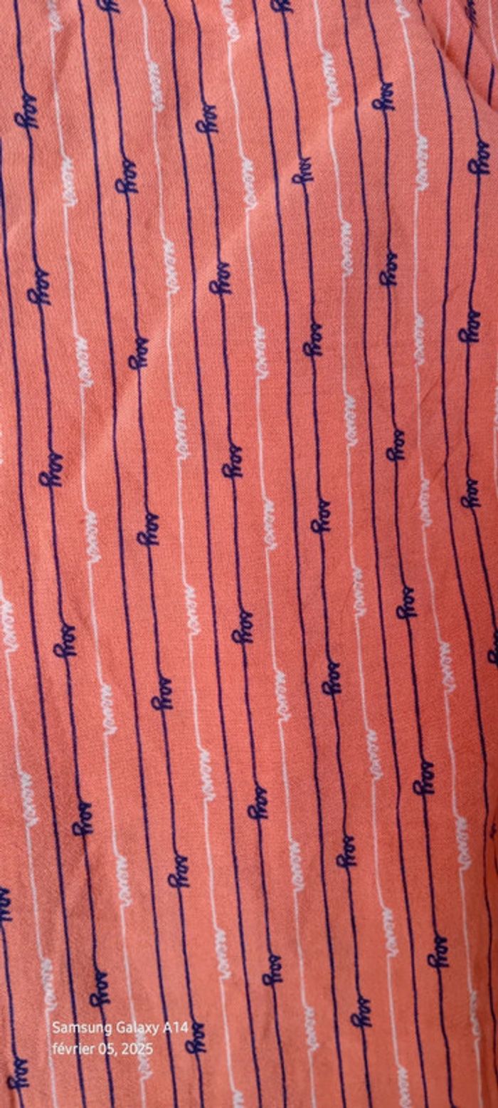 Tunique manches pagodes motif texte corail femme 42 esmara - photo numéro 9