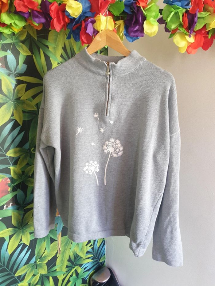 Pull femme pissenlit