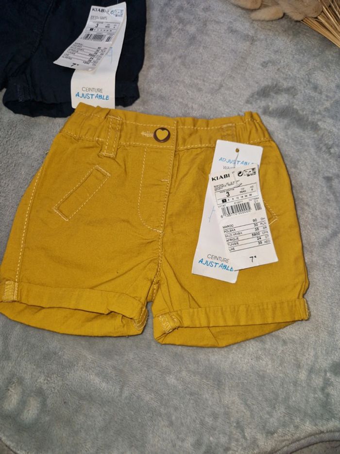Lot 2 short kiabi 3mois - photo numéro 5