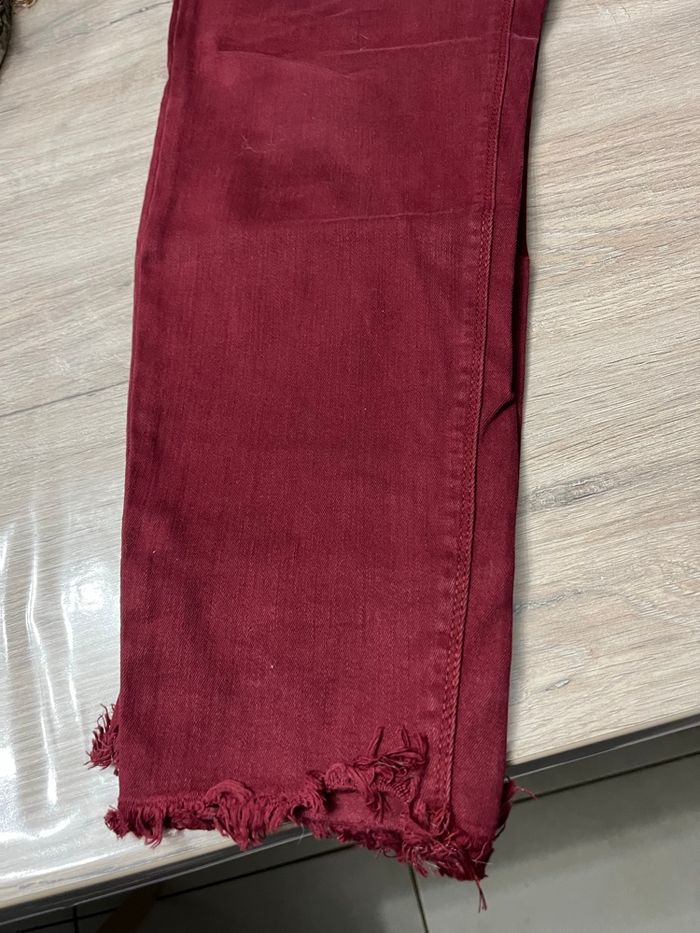 Jean skinny Bordeaux taille 46 - photo numéro 5