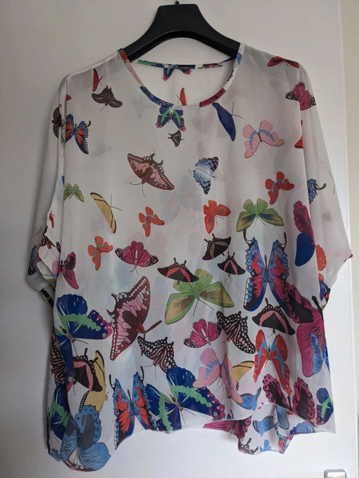 Blouse manches courtes taille 42