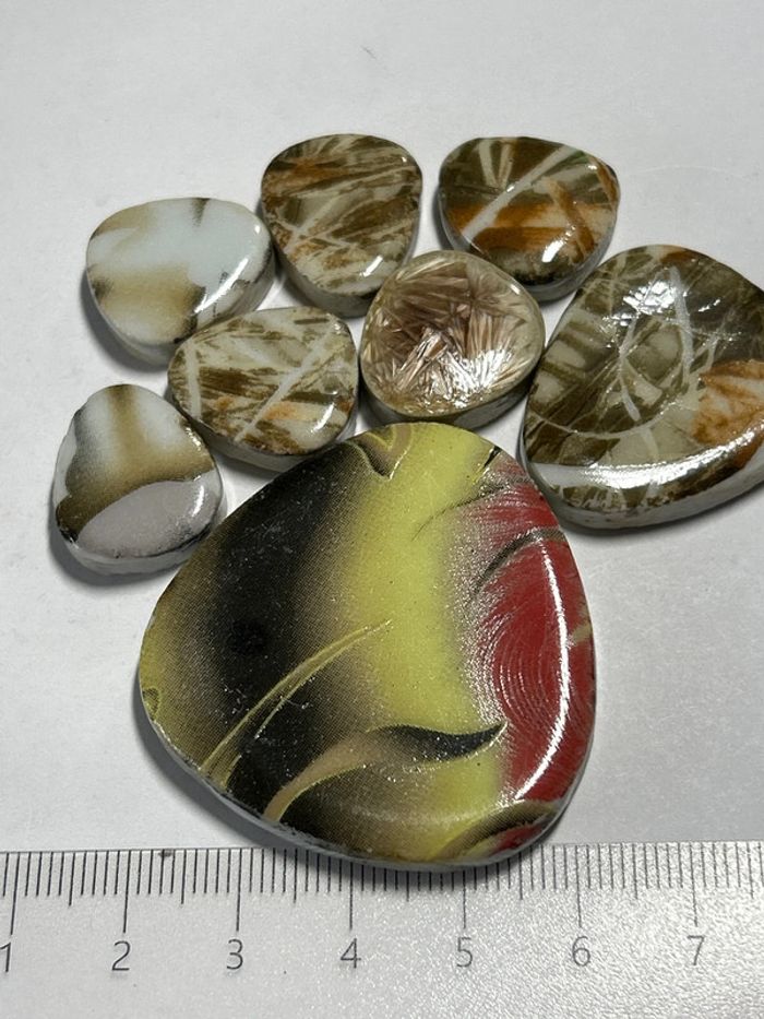 B55, fin de stock, cabochons en céramique - photo numéro 5