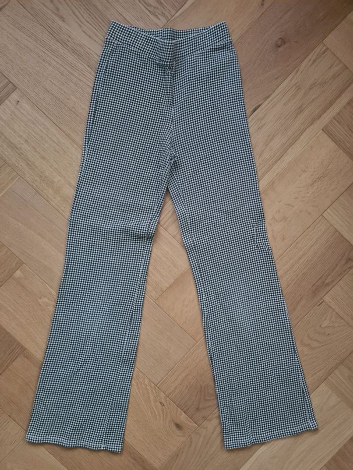Pantalon évasé fille noir et blanc 14 / 15 ans H&M