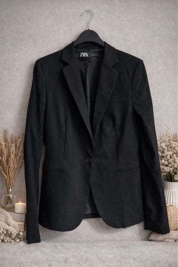 Veste classique noire femme T36 Zara