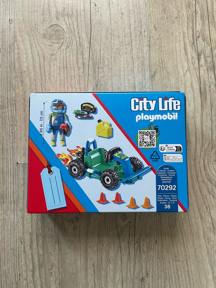 Playmobil city life 70292 pilote de kart - photo numéro 2