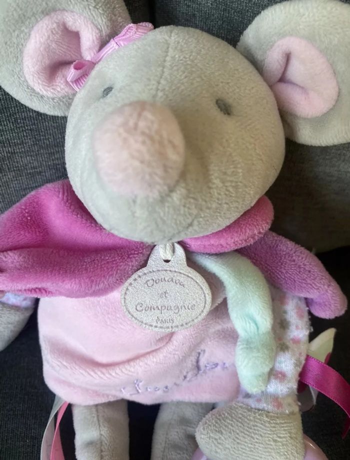 Peluche Doudou et Compagnie souris - photo numéro 3
