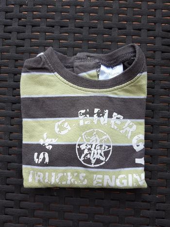 Tee-shirt 2 en 1 rayé 6 mois