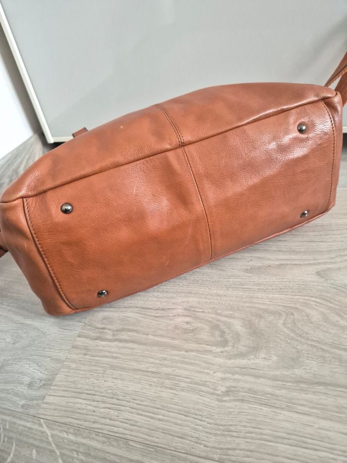 Sac à main en cuir sauvage Hexagona - photo numéro 7