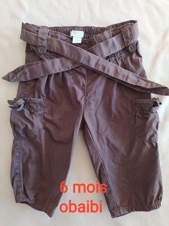 Pantalon 6 mois obaibi