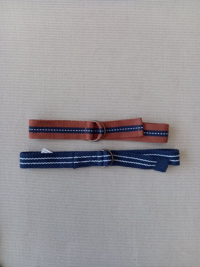 Ceintures brune et marine 2-4ans - photo numéro 1