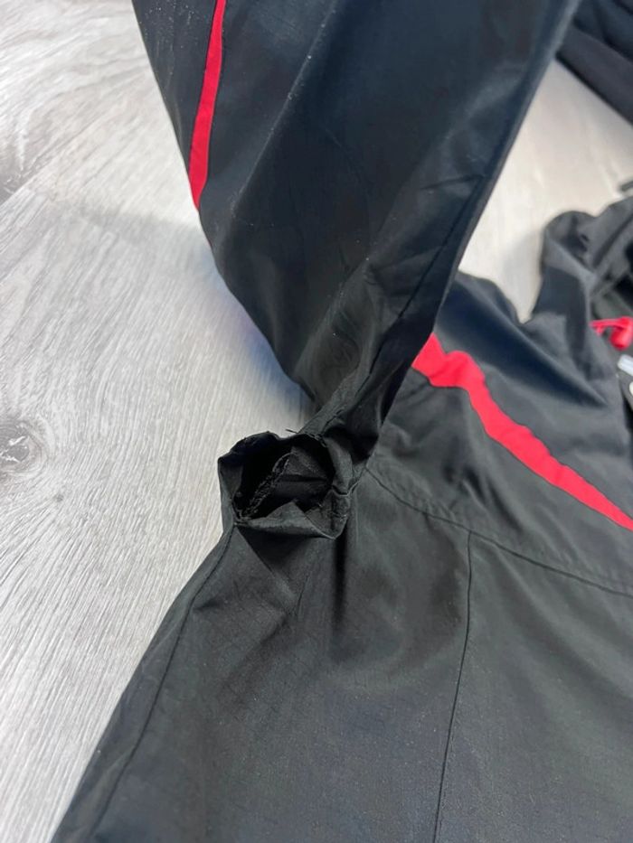 Veste à capuche vintage Champion Noire et Rouge Taille M - photo numéro 14