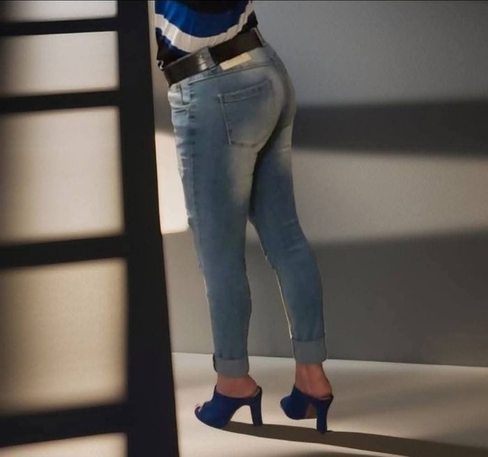 Jean à trou fashion femme - photo numéro 3