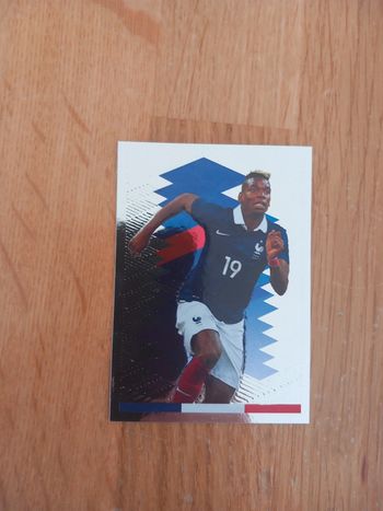 Carte Argent 11 France FFF Fiers d'être bleus Panini Family Carrefour