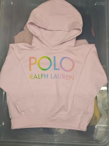 Pull rose polo Ralph Lauren 5ans