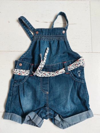 Salopette short Obaibi Taille 6 mois