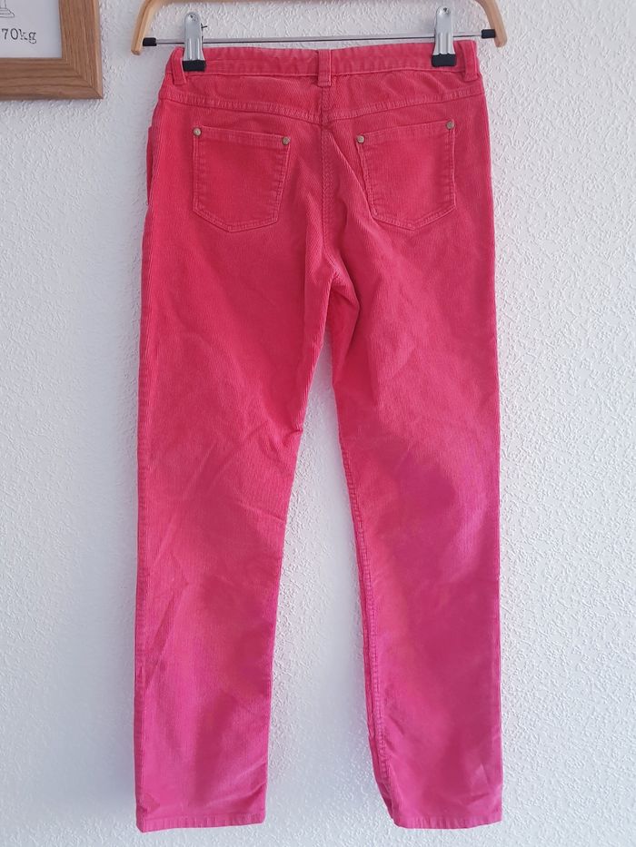 Petit Bateau - Pantalon en velours - Rose fushia (10 ans) - photo numéro 4