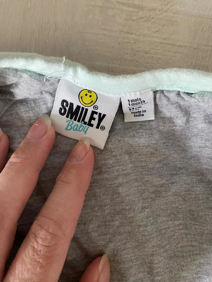 Ensemble bébé chaud 1 mois 54cm Smiley baby - photo numéro 9