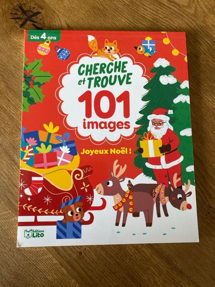 Cherche et trouve 101 images - Joyeux Noël - Éditions Lito
