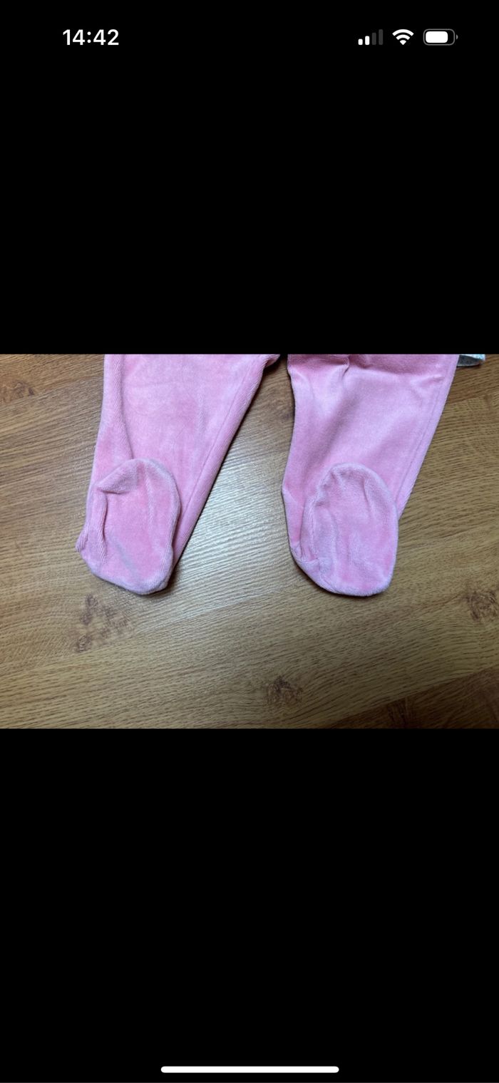 Ensemble pyjama 2 pièces avec veste bébé fille grain de blé 9 mois - photo numéro 6